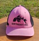 Southern Yell Fish Trucker Mesh Snapback Hat Pink & Black Richardson 112