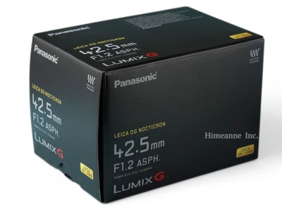 Panasonic LEICA DG NOCTICRON 42.5mm F1.2 ASPH. POWER O.I.S. Lens H-NS043 Camera - Image 1 of 4