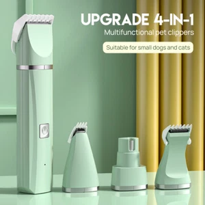 Professional Pet Dog Clippers Grooming Kit Pet Cat Hair Trimmer Electric Shaver - Picture 1 of 14