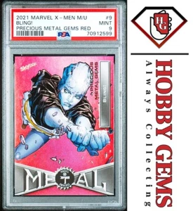 BLING! PSA 9 2020 Skybox Marvel X-Men Universe Precious Metal Gems Red #9 41/100 - Picture 1 of 2