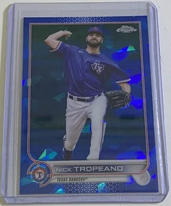 Nick Tropeano 2022 Topps Chrome Update Sapphire #US285 Texas Rangers - Picture 1 of 1