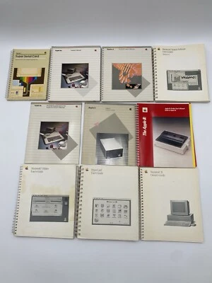(Lot of 10) Vintage Computer Manuals, Guides Books Apple II /IIe/Instructions - Image 1 of 4