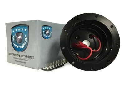 Black  9 Hole Steering Wheel Hub Adapter for 1967 Ford Truck & 1966-1972 Bronco - Image 1 of 3