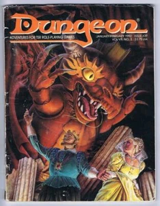 Dungeon Magazine #39 (Jan/Februar 1993 TSR Cover Artist Paul Jaquays) - Bild 1 von 1
