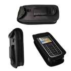 caseroxx leather bag with belt clip for Nokia 6230, 6230i in black from real led