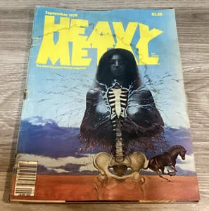 Heavy Metal Magazine September 1978  Vol 2 No. 5 Born With The Dead VTG Art - Picture 1 of 7