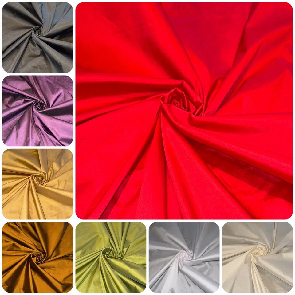 Shiny Crispy Bridal Taffeta Fabric 58” Wide Dressmaking,Crafts - Image 1 of 1