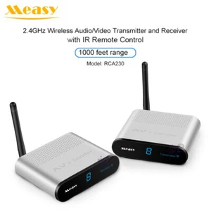 Kit de transmisor de audio de video inalámbrico Measy AV230 300M 1000 ft 2,4 GHz receptor IR - Imagen 1 de 9