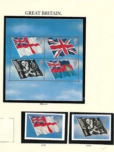 2001 - '' FLAGS '' SG MS2206 + SG3308/9 MNH  - Picture 1 of 3
