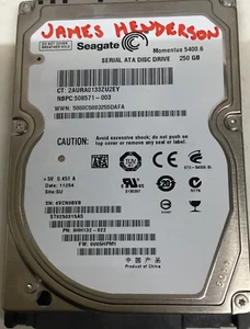 622641-001 250GB 5400 SATA Hard Drive 2.5 9M - Picture 1 of 2