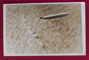 Zeppelin? CARTOLINA FOTOGRAFICA REALE dirigibile dirigibile da guerra - Foto 1 di 2