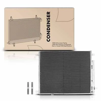 AC Condenser with Drier & Bracket for Cadillac SRX 2004-2009 STS 05-11 3.6L 4.6L - Image 1 of 4