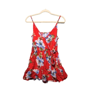 Mameluco de mujer XHILERATION talla M (8-10) espagueti floral verano 100 % rayón  Foto 1 de 4