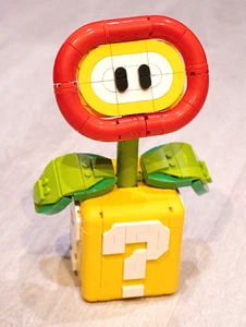 Super Mario Fire Flower Flame Plant Technical Building Blocks Brick 349 Pieces - Picture 1 of 20