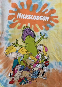 Rugrats Nickelodeon 90s Style Tie Dye Print Juniors Size M - Picture 1 of 4