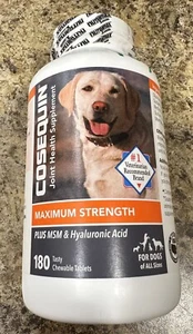 Nutramax Cosequin Max Cosequin MSM Joint Supplement - Dogs 180 Chewable Tablets - Picture 1 of 7