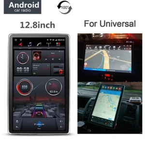 Universal 12.8" Android 9.0 Touch Screen 4G+32GB GPS Navi Wifi Multimedia Radio - Zdjęcie 1 z 12