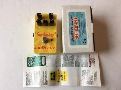 Subdecay Super Nova Drive V1 Class A Overdrive Rare Yellow Guitar Effect Pedal - Image 1 of 4