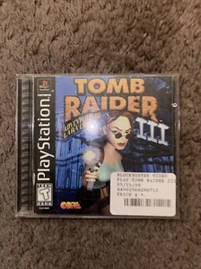 Tomb Raider III PlayStation PS1 Complete Tested Working Free Shipping 1998 - Picture 1 of 4