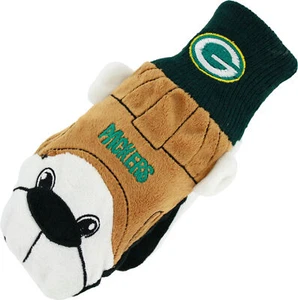 Green Bay Packers Team Mascot Mittens, Small/Medium (Youth) - Picture 1 of 1