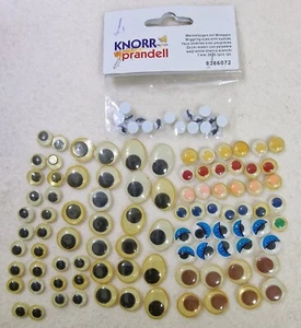 Vintage Googly Eyes Lot 100+ PCS Mixed Sizes Colors Craft Doll Scrapbooking DIY - Picture 1 of 13