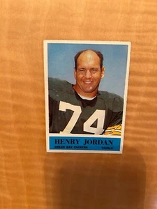 1964 PHILADELPHIA FOOTBALL #75 HENRY JORDAN!! NICELY CENTERED!! $1 SHIPPING! - Picture 1 of 2