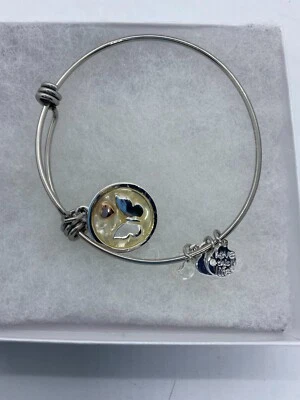 Pulsera con dije KOHL'S™ Belive & Love this life - Acero inoxidable - Diapositiva ajustable Foto 1 de 4