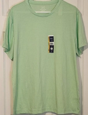 Camiseta George Para Hombre Grande Manga Corta Crew Nueva Con Etiquetas Verde Como Nueva/Lima Mecha Humedad Foto 1 de 4