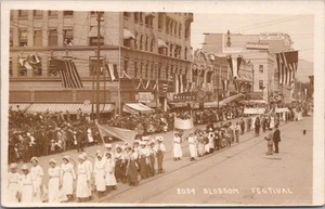 C1910s YAKIMA, Washington RPPC Foto Real Postal "FESTIVAL DE FLORES" Desfile - Imagen 1 de 2