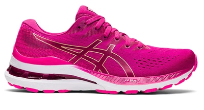 Zapatos para correr ASICS Gel-Kayano 28 para mujer, EE. UU. 9, ROJO FUCSIA/ROSA GLO - MUY RAROS Foto 1 de 4