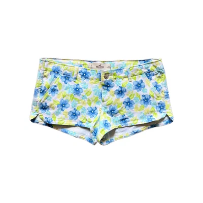 De Colección Y2K Hollister Micro Mini Pantalones Cortos 7 Florales Resort Tropical Playa Coco Niña Foto 1 de 4