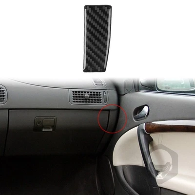 Guantera interior de fibra de carbono real borde lateral para Saab 9-5 97-05 Foto 1 de 4