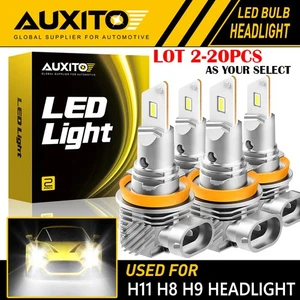 2-20X H11 H8 LED Headlight Super Bright Bulbs Kit 6000K White 30000LM HIGH/LOW E - Picture 1 of 21
