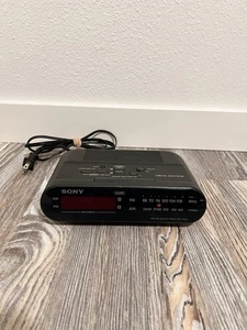 Sony ICF-C243 Dream Machine AM/FM Dual Alarm Digital Clock Radio Black (Tested) - Picture 1 of 5