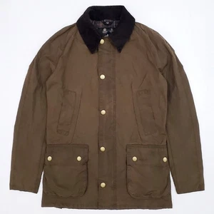 BARBOUR ASHBY Washed Wax Jacket MWX0339-OL71 Hunting Shoot Farm Field Olive XS-S - Picture 1 of 15
