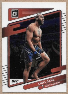 Ciryl Gane UFC 2022 Donruss Optic Heavyweight #40 - Picture 1 of 2