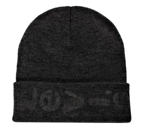 Levi's Mens Knit Cuff Beanie Charcoal One Size - Picture 1 of 2