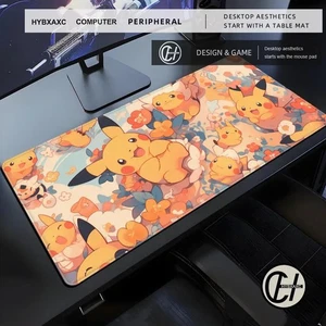 Gaming Mousepad Pikachu Keyboard Rug XXL Pokémon Desktop Rubber Mouse Mat Kawai6 - Afbeelding 1 van 7