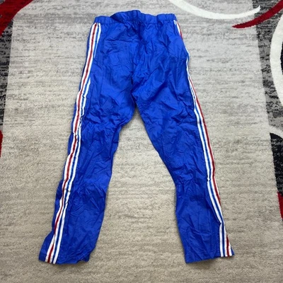 Pantalones deportivos Adidas grandes 32 azules blancos de colección para correr campo de atletismo 32x32 ATP 70s 80s Foto 1 de 4
