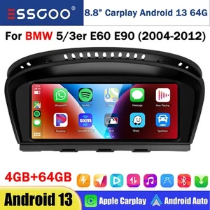 BMW E60 E61 E90 E91 CCC Android 13 estéreo para automóvil APPLE CarPlay GPS RDS BT 64G de 8,8"" - Imagen 1 de 17