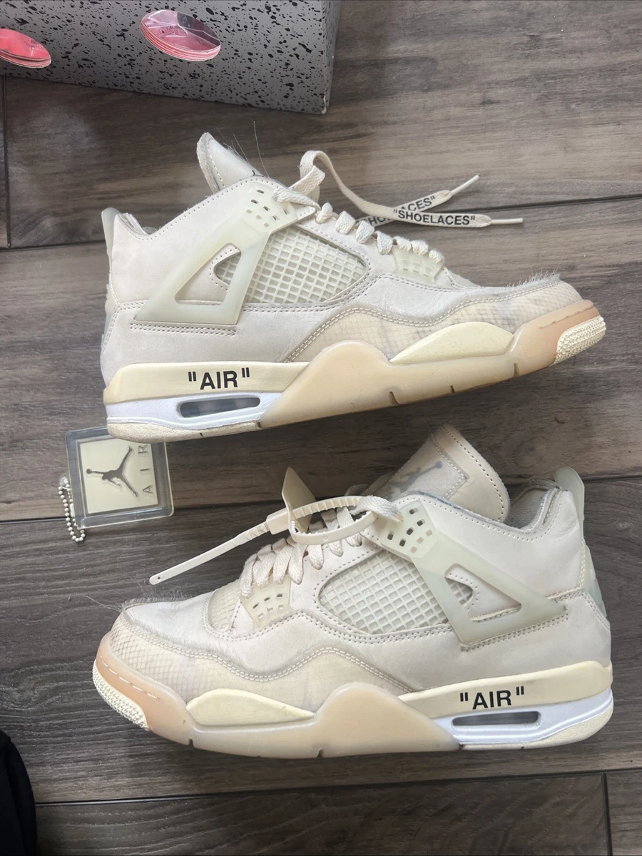 Jordan 4 SP x Off-White Mid Sail W for sale | eBay