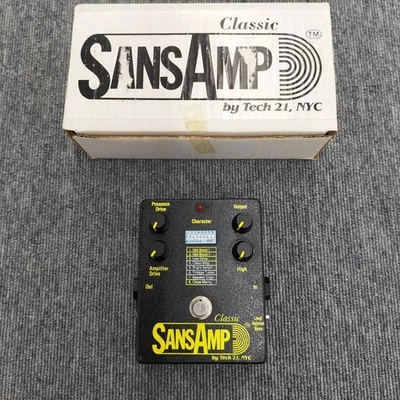 TECH21 SANSAMP classic Black Effect Pedal Musical Instruments - Image 1 of 4
