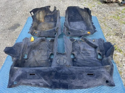 Juego de alfombras moldeadas azules delanteras traseras izquierda derecha OEM #3008EM 2005-2007 Volvo S60R V70R Foto 1 de 4