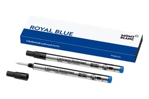 Montblanc 2 Tintenroller LeGrand Minen Medium (M) royalblau, 124503 / 128228 SD - Bild 1 von 1