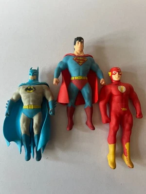 Bundle DC Comics Bendable Arms/Legs Figures Batman/Flash/Superman - image 1 of 4