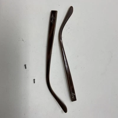 Maui Jim HONI MJ 758-22B BRAZO TEMPLO TORTUGA MARRÓN REPUESTOS CON TORNILLOS 133L Foto 1 de 4