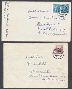 808657) DDR Blg. con codice postale K2 pz. (3) Rostock Meclemburgo - Foto 1 di 1