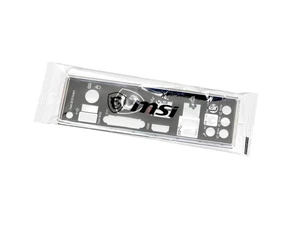 MSI B450 Tomahawk MAX original I/O Blende schwarz - Afbeelding 1 van 2