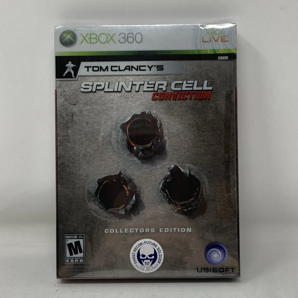 Tom Clancy's Splinter Cell: Conviction Collector’s Edition Xbox 360 Sealed - Image 1 of 4