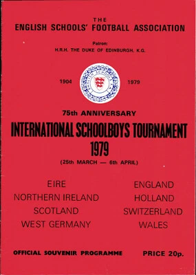 1979 Turnier England mit Deutschland, Holland, Schweiz, Schottland, Irland - Bild 1 von 3